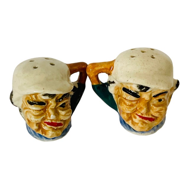 Vintage Salt and Pepper Shakers Baseball For Sale