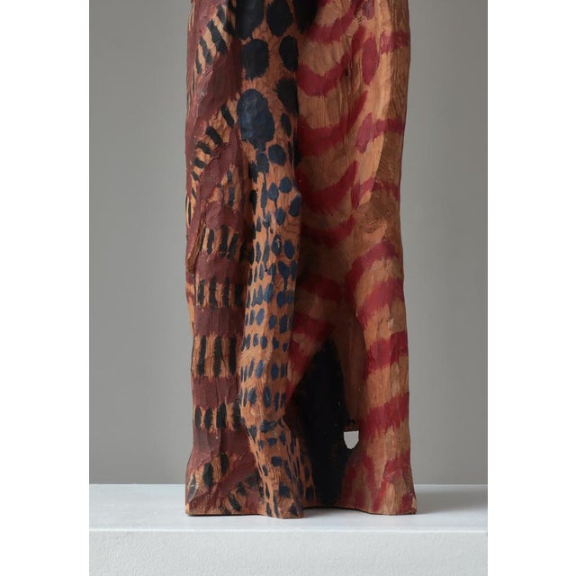 Erik Höglund, Untitled, 1950s, Carved and Painted Pinewood For Sale - Image 9 of 18