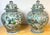 Pair Monumental Chinese Famille Verte Buddhist Ginger Jars, Late Qing Dynasty For Sale - Image 16 of 18