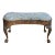 Large English George II Walnut Bench with Carved Legs For Sale