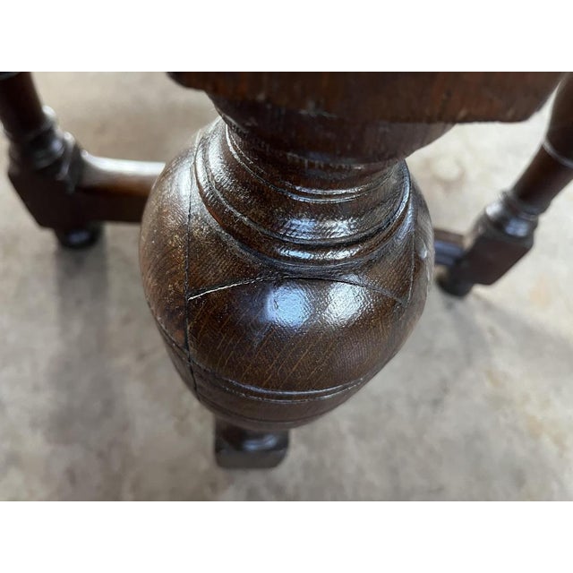 18th Century Dutch Drop-Leaf Table For Sale - Image 10 of 14