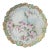 Antique French Limoges Porcelain Hand-Painted Rose Cabinet Plate With Gilt Rococo Rim For Sale