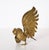 1960s Italian Gold Plated Fighting Cockerel Ornaments, 1960s, Set of 2 For Sale - Image 5 of 16