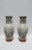 Art Deco Black and White Art Deco Japanese Kutani Porcelain Vases, Pair For Sale - Image 3 of 11