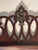 Antique American Chippendale Style Bronze Eagle Alnut Fretwork Mirror For Sale - Image 4 of 6