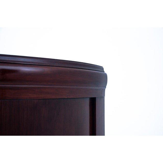 Brown Northern European Corner Chest of Drawers, 1928 For Sale - Image 8 of 9