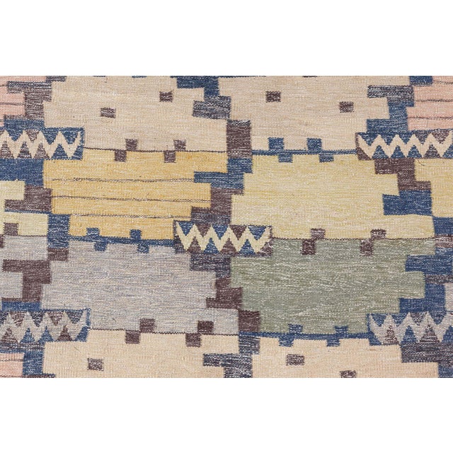 Modern Swedish Flat Weave Rug by Doris Leslie Blau For Sale - Image 4 of 8