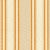 Sample - Schumacher Seneca Cotton Stripe Fabric in Beige/Pumpkin For Sale