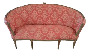 18th Century Louis XVI Sofa Carved and Gilded Wood, 1780