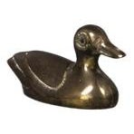 Small Brass Duck Hand Charm For Sale - Image 10 of 10
