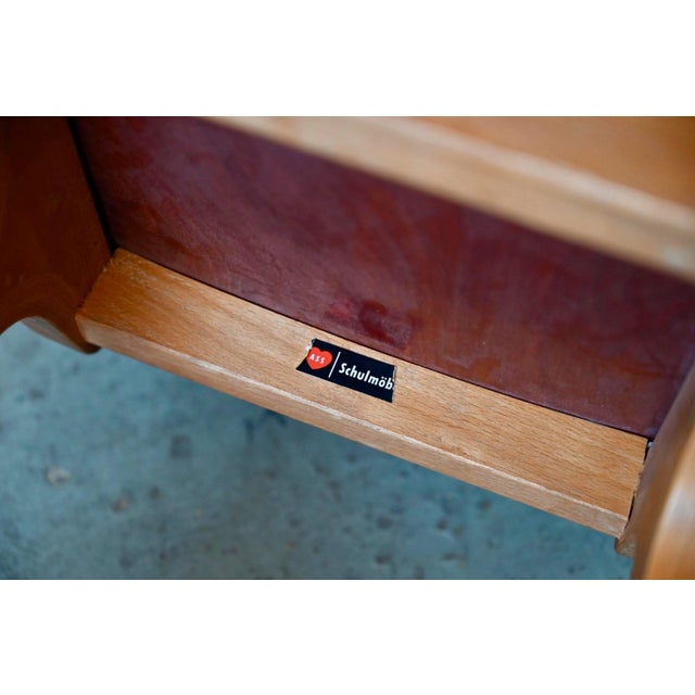 Vintage School Chair in Beech from ASS Schulmöbel, 1960s For Sale - Image 10 of 14