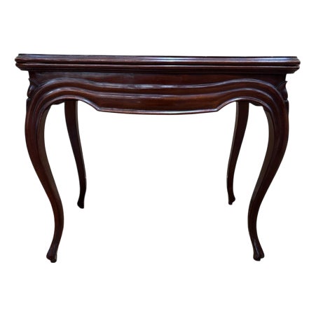 Game Table in Mahogany For Sale