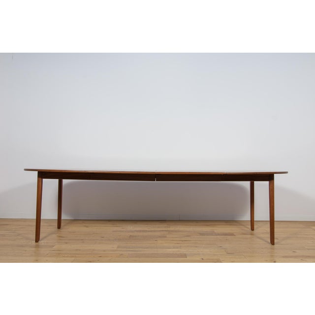 Mid-Century Extendable Dining Table by Ole Wanscher for Poul Jeppesens Furniture Factory, Denmark, 1960s For Sale - Image 10 of 18