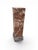 Elegant pedestal carved from richly veined reddish marble, dating from the first half of the 20th century. Distinguished...