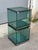 Green Glass Nilo Nightstands by Giuseppe Raimondi for Cristal Art, 1970s, Set of 2 For Sale - Image 4 of 10