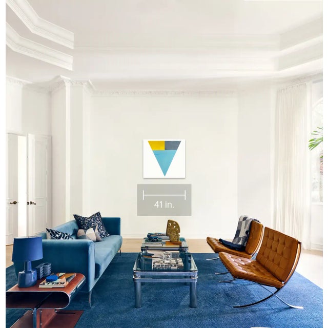 William Finlayson William Finlayson Jr., Modern Acrylic Painting on Panel Titled: "2nd Tri", 2021 For Sale - Image 4 of 13