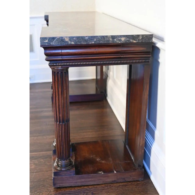 Early 19th Century 19th Century English Regency Rosewood Serving Table Console For Sale - Image 5 of 8