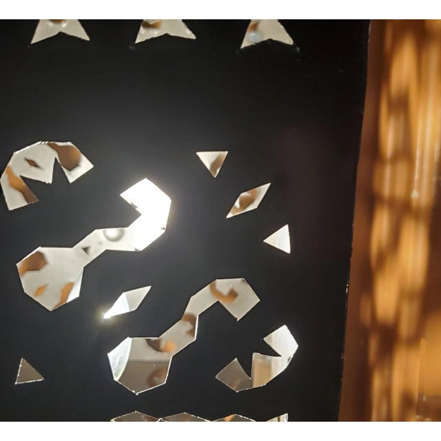 Tall Moroccan Metal Floor Lantern Koutoubia For Sale - Image 4 of 8