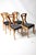 A typical set of chairs in the Viennese style of cabinetmaking, modeled after Josef Danhauser, in good restored condition,...