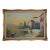 Framed Oil on Canvas Lake Scene Artist Signed For Sale