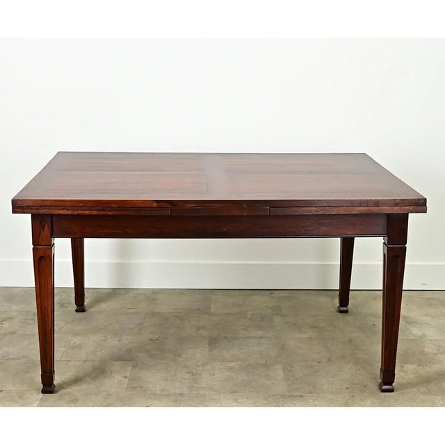 Wood Dutch Rosewood Extending Dining Table For Sale - Image 7 of 12