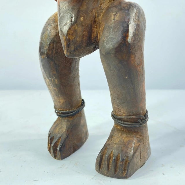 Brown Early 20th Century Azande Zande Armless Figure For Sale - Image 8 of 9