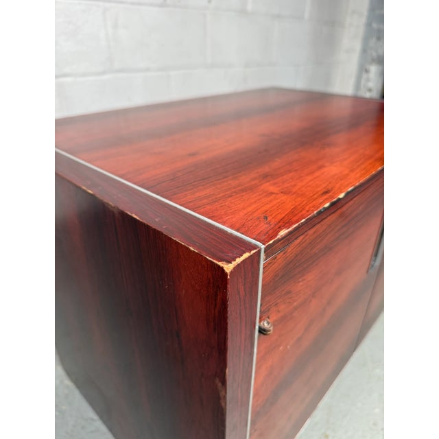 Vintage Rosewood Nightstand by Glenn of California For Sale - Image 12 of 14