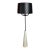 Arteriors Modern Marble and Iron Juneau Floor Lamp For Sale