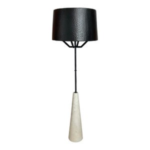 Arteriors Modern Marble and Iron Juneau Floor Lamp