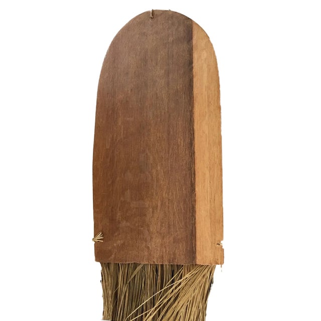 Wood Vintage Mehinaku Tribe Spatula for Spreading Manioc Dough Xingu Brazil For Sale - Image 7 of 8