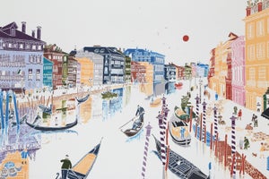 Venice, 1979 Signed Screenprint by Mori Shizume