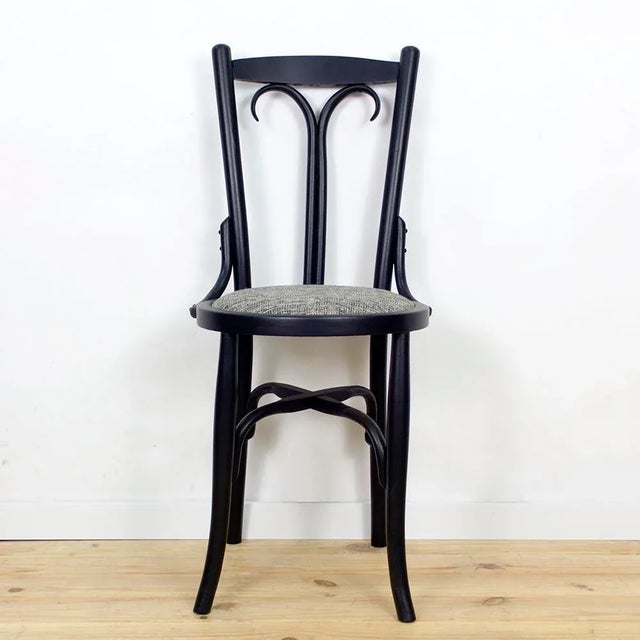 Antique Art Nouveau Wooden Dining Chair For Sale - Image 11 of 11
