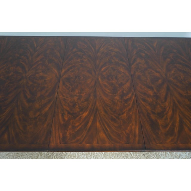 Theodore Alexander Double Pedestal Mahogany Dining Table For Sale - Image 16 of 18