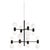 Aballs Chandelier 8 Black Suspension Lamp by Jaime Hayon for Parachilna For Sale - Image 12 of 12