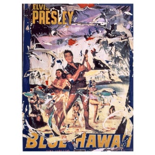 Blue Hawaii, 1998 Mimmo Rotella For Sale