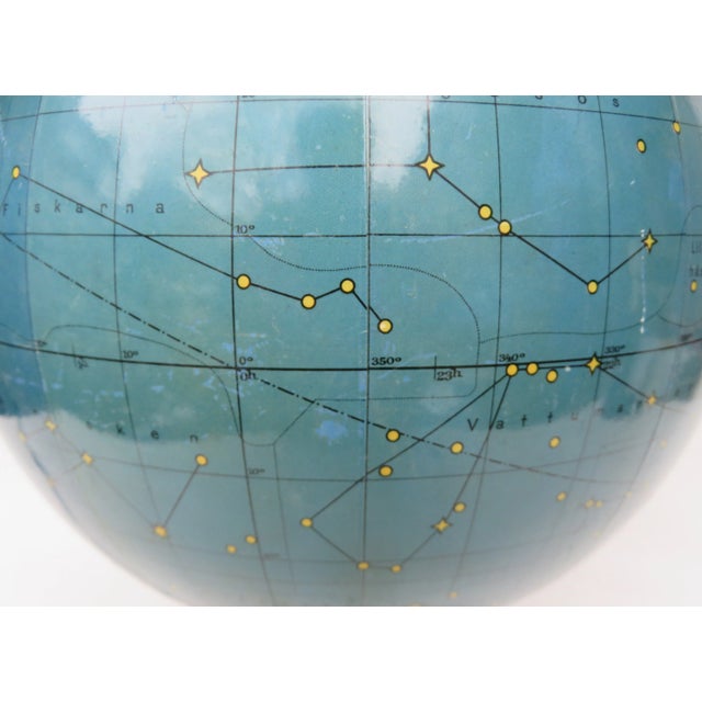 Beige Vintage Celestial Globe by Edwin Hammar for Columbus-Verlag GmbH For Sale - Image 8 of 18