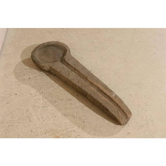 19th Century Hand-Carved Granite Garden Fountain Accessory For Sale - Image 4 of 8