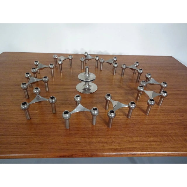 Candleholders by Ceasar Stoffi & Fritz Nagel for BMF, 1960s, Set of 12 For Sale - Image 17 of 17