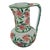 Vintage Hand Painted Floral Terra-Cotta Porches Algarve Portugal Pitcher For Sale - Image 9 of 9