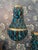 Art Deco 1940’s Dore Bronze Sconce Cages With Beaded Glass in the Style of Ercole Barovier, a Pair For Sale - Image 3 of 12