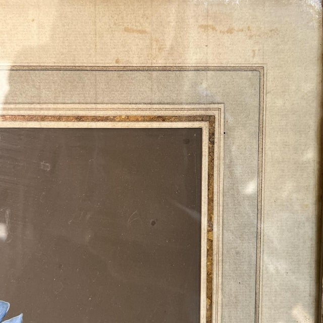 Still Life Bouquet of Flowers, Gouache on Paper, 1830s For Sale - Image 14 of 18