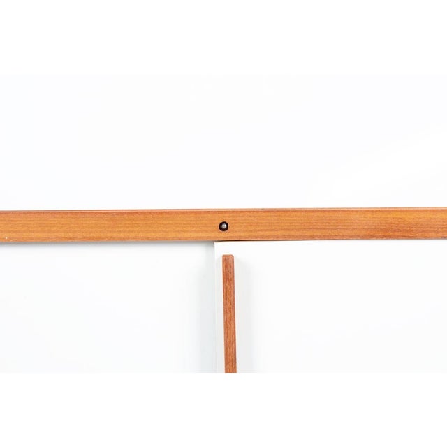 Beige Mahogany and White Lacquer Sideboard by André Sornay, France, 1960s For Sale - Image 8 of 12