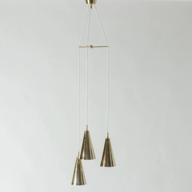 Brass Ceiling Lamp by Hans Agne Jakobsson For Sale - Image 9 of 9