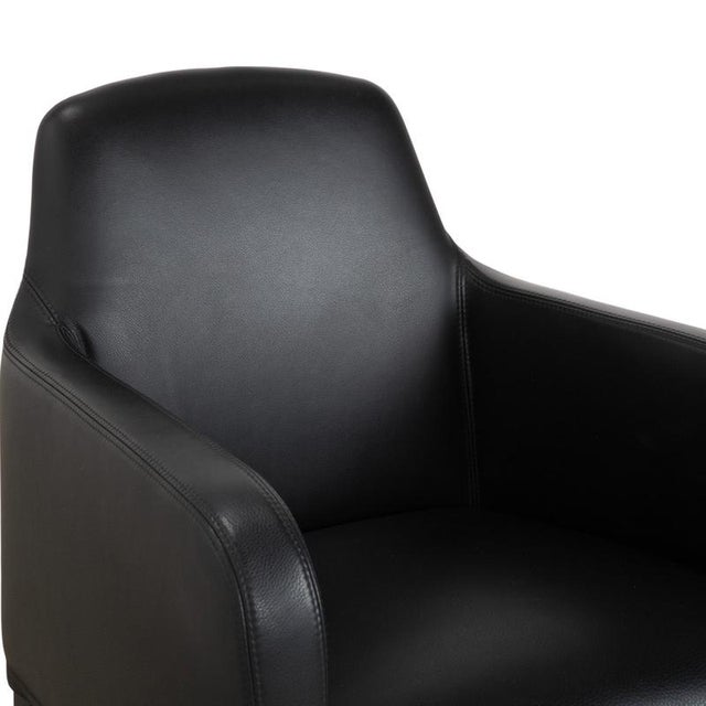 Alma Chairs in Black and Red Nappa Leather from Wittmann, Set of 6 For Sale - Image 9 of 18