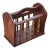 Mid 20th Century Vintage Wooden Magazine Rack, Newspaper Holder For Sale