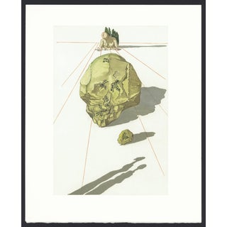 1963 Dalí Divine Comedy Engraving Enfer Chant 33 "Ugolino Et Ruggieri" (Ugolino and Ruggieri) For Sale