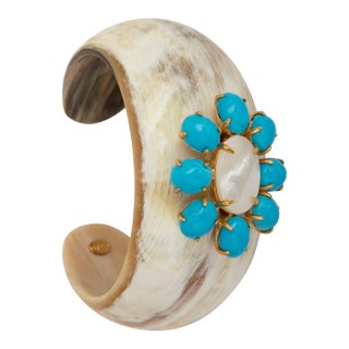 Carmen Cuff, Turquoise - Large For Sale