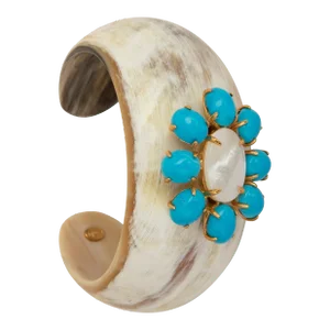Carmen Cuff, Turquoise - Large