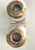 1960s Pair of Vintage Italian Style Whitewashed & Gilt Candlesticks For Sale - Image 5 of 6