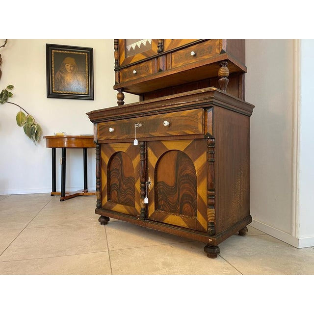 Wilhelminian Style Kitchen Buffet Cabinet For Sale - Image 10 of 14